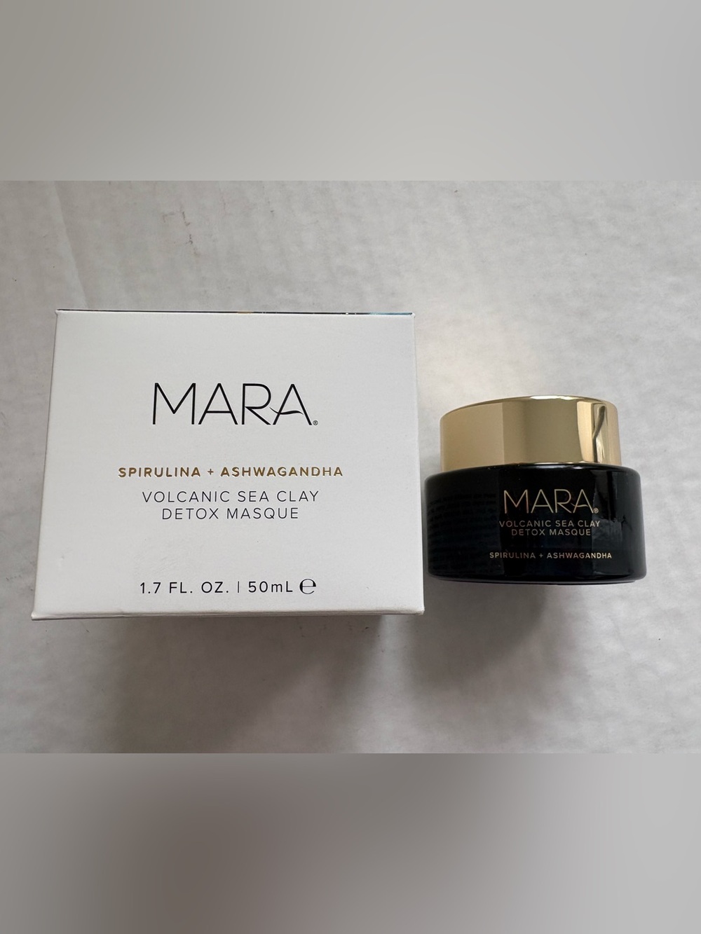 MARA Volcanic Sea Clay Detox Masque Mask Pore Minimizing Full Size 1.7oz Clean